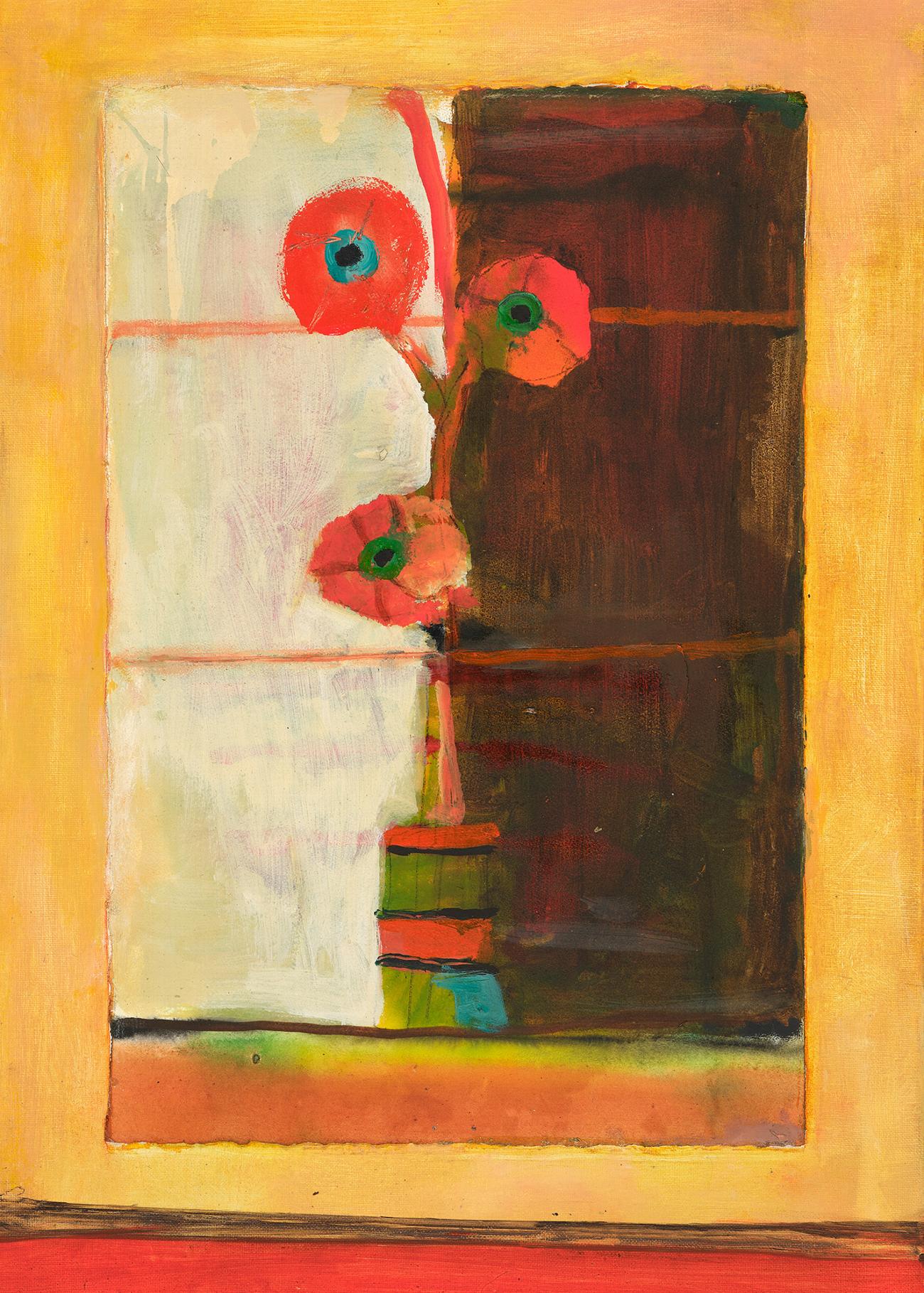 Mirror with Flowers by David Armitage